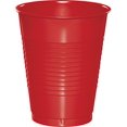 thumbnail image 1 of Touche de Couleur 50-Count de Tasses en Plastique de 16 Onces, Rouge Classique, 1 of 1
