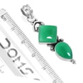thumbnail image 2 of Natural Green Onyx Women Jewelry 925 Sterling Silver Pendant, 2 of 3
