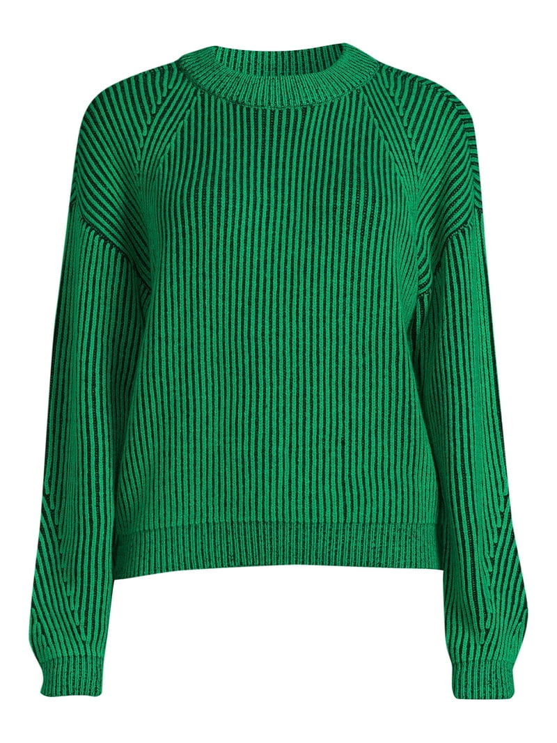 No Boundaries Juniors Plaited Pullover Sweater