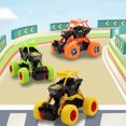 thumbnail image 3 of Ficcug 2 Pcs Pull Back Cars Toys Trucks,Friction Powered Cars for Kids,Alloy Off-Road Climbing Vehicles,Inertia Car Toys for 3 4 5 6+ Year Old Boys Girls, 3 of 7