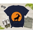 thumbnail image 2 of Cool Wild Goat Animal Horn Sunset Silhouette Capricorn T-Shirt Goat Lover Shirt Farm Animal Goat Gift Tshirt Farm Life Animal Lover Shirt, 2 of 8
