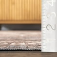 thumbnail image 3 of nuLOOM Tindra Persian Medallion Machine Washable Area Rug, 4' x 6', Rust, 3 of 9