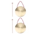 thumbnail image 1 of STRANDCHIC 2 Ensembles Instruments de Percussion à Main Cuivre pour Accessoires d'Ambiance en Festivals, 1 of 8