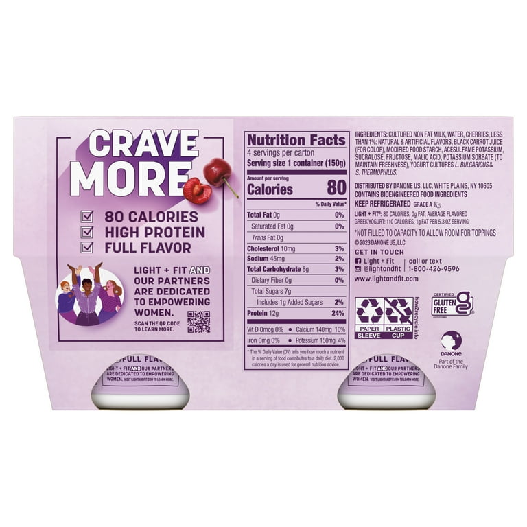 Nutritional Value of Dannon Light And Fit Yogurt: A Health Boost
