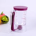 thumbnail image 4 of Hioecau Handheld Batter Funnel Separator BPA-Free Safe Materials Leak-Proof Sealing Precise Measurement 1-4 Cups Integrated Baking Funnel, 4 of 8