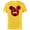Yellow, variant on Disney Minnie Mouse MOM Holiday Family - Short Sleeve Cotton T-Shirt for Adults- Customized-Black