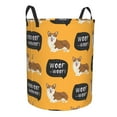 thumbnail image 2 of Fotbe Laundry Hamper With Durable Leather Laundry Basket Corgi Thickened Waterproof Round Collapsible Laundry Hamper, Dirty Clothes Laundry Basket, 2 of 8