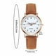 thumbnail image 3 of SENJIAQ Watches for Women Updated Ladies Quartz Wrist Watches Stainless Steel Glow in The Dark Round Dial for Casual Daily offices Fashion, 3 of 3