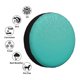 thumbnail image 4 of Fotbe Turquoise Glitter Funda de Llanta de Repuesto con Estampado, Engrosada, Ajuste Universal para Jeep, Remolque, RV, SUV, Camión-16 inch, 4 of 6