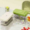thumbnail image 1 of Ice Cube Maker with Press Cover - Large Capacity Food Grade Ice Tray for Refrigerator, Easy Release & Storage, 1 of 8