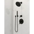 thumbnail image 2 of Pfister Lg16-1Nc Contempra 4 Piece Handheld Shower Kit - Black, 2 of 2
