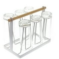 thumbnail image 6 of SPRING PARK Cup Drying Rack Stand, Metal Bottle Drying Organizer with Wood Handle, 6 of 7