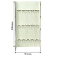 thumbnail image 3 of Efavormart 3-Tier Wooden Champagne Glass Flute Holder Wall Stand Rack, 15 Glass Drinks Shelf, Floor Standing Rectangular Drinks Rack, 3 of 11