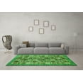 thumbnail image 3 of Ahgly Company Indoor Rectangle Abstract Green Modern Area Rugs, 8' x 12', 3 of 4