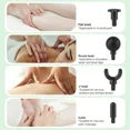 thumbnail image 6 of Muscle Massage Gun High Frequency Electric Massage Gun Deep Tissue Muscle Sport Relaxation Pain Relief Fascia Gun For Body Neck Shoulder Leg，Blue, 6 of 8