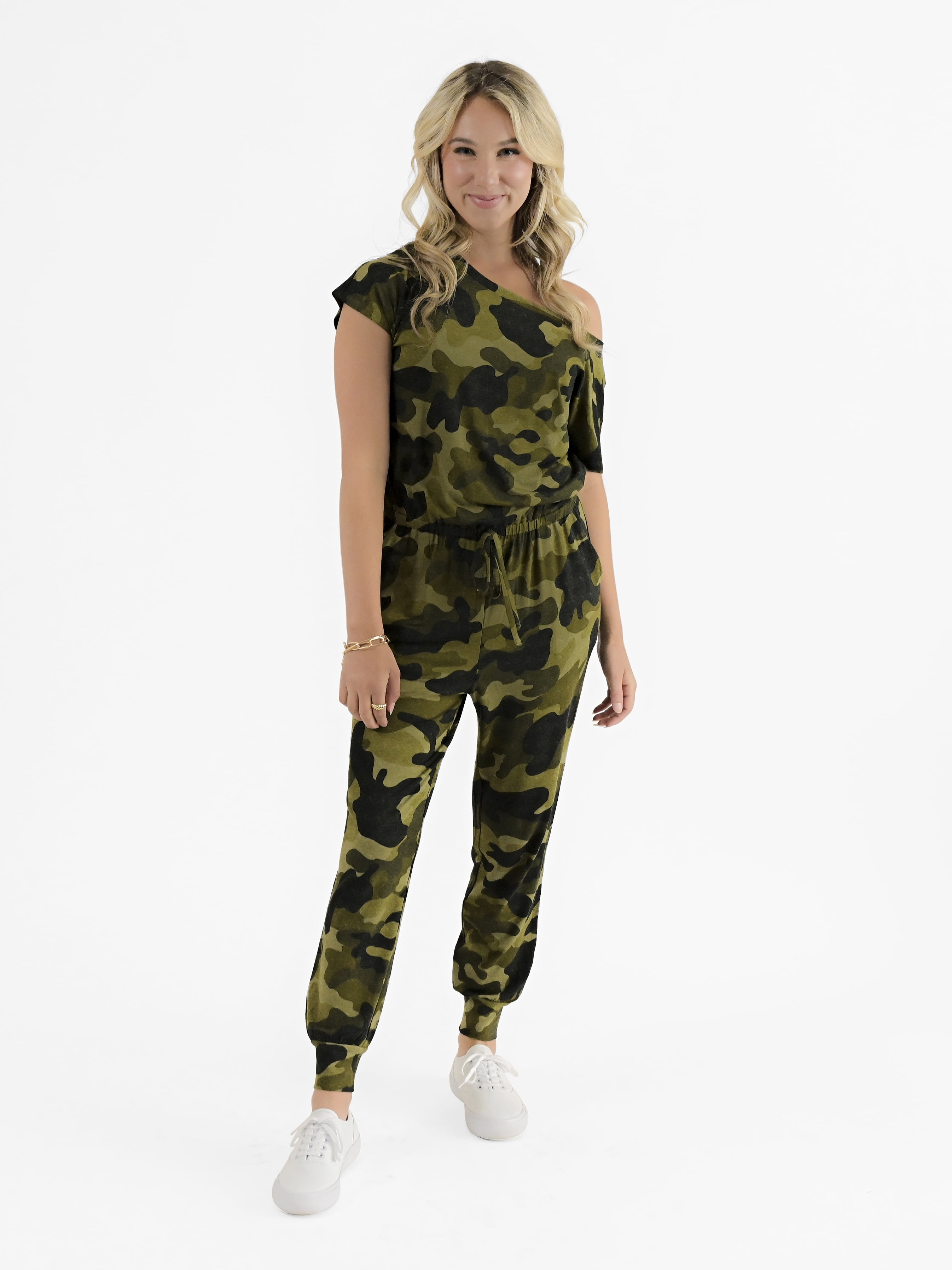 Nine.Eight Women’s Jumpsuit with Short Sleeves