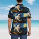 thumbnail image 4 of Fotbe Vintage Starry Sky Labrador A Camisa Hawaiana para Hombre Unisex – Camisa Casual de Verano con Botones de Manga Corta de Algodón y Lino,XX-Large, 4 of 7