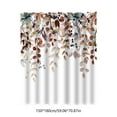thumbnail image 3 of Oioii Fall Shower Curtain Maple Leaves Pumpkin Bathroom Shower Curtain Autumn Thanksgiving Waterproof Fabric Shower Curtains Bathtub Decor 59.06x70.8in, 3 of 6