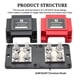 thumbnail image 2 of 400A Bus Bar Box DC 48V with 8X 3/8 inch Posts Power Distribution, 2 of 5