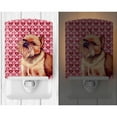 thumbnail image 2 of Caroline's Treasures LH9134CNL Brussels Griffon Hearts Love and Valentine's Day Portrait Ceramic Night Light, 6x4x3",, 2 of 2