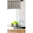 thumbnail image 3 of Ambesonne Black Window Valance, Abstract Retro Spirals, 54" X 18", Charcoal Grey Orange, 3 of 3
