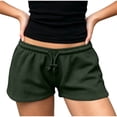 thumbnail image 2 of SEMPAI Women Low Rise Sweat Shorts Casual Y2k Drawstring Low Waisted Athletic Shorts Summer Cute Lounge Running Shorts, 2 of 5