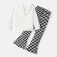 thumbnail image 6 of L.O.L Surpries! Kids Girls 2pcs Characters Print Hoodie Sweatshirt and Houndstooth Flared Pants 2 Pieces Outfit Sets Sizes 5-12, 6 of 7