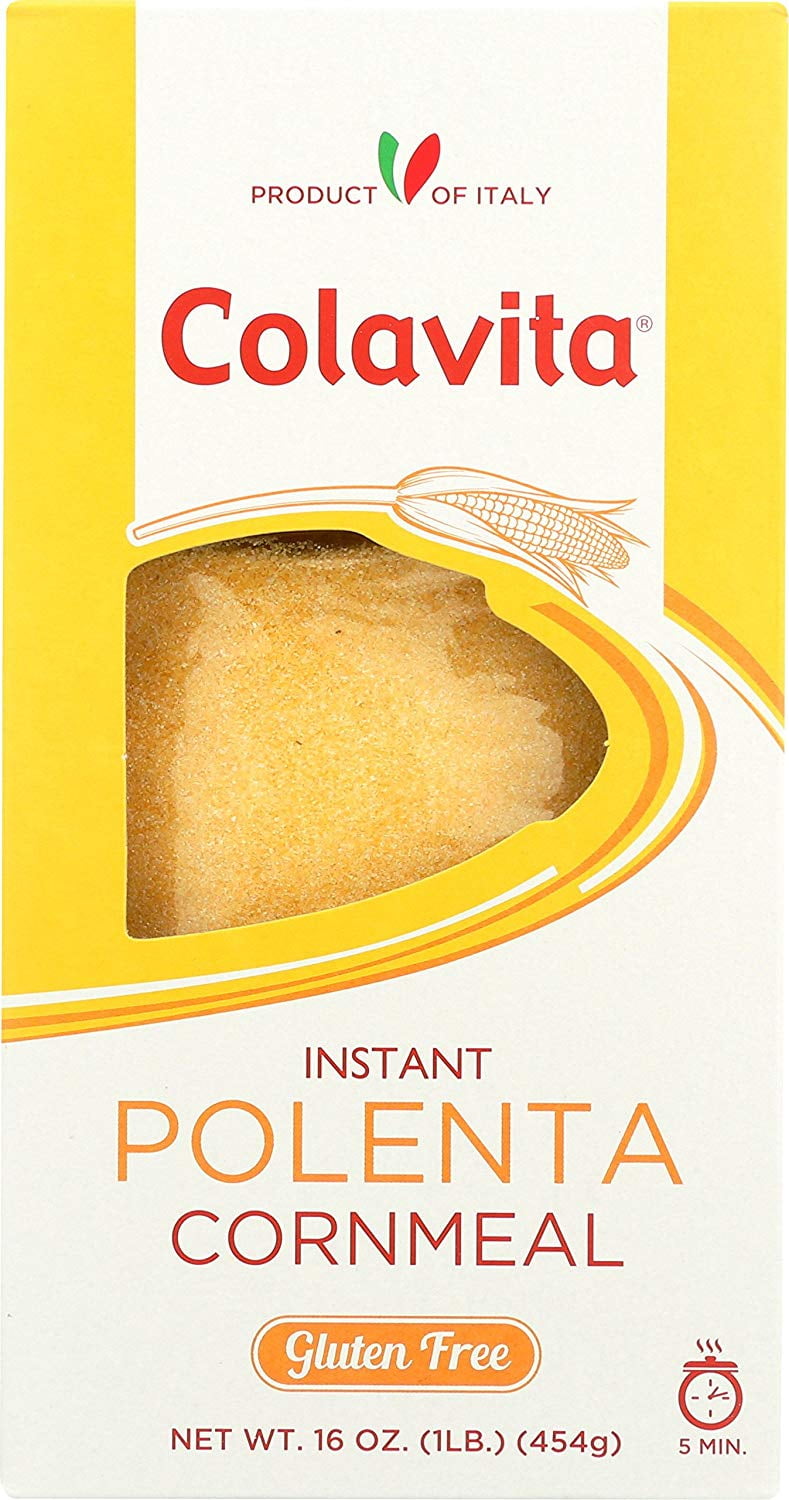 Colavita Instant Polenta Cornmeal, 16 Ounce (Pack of 6)