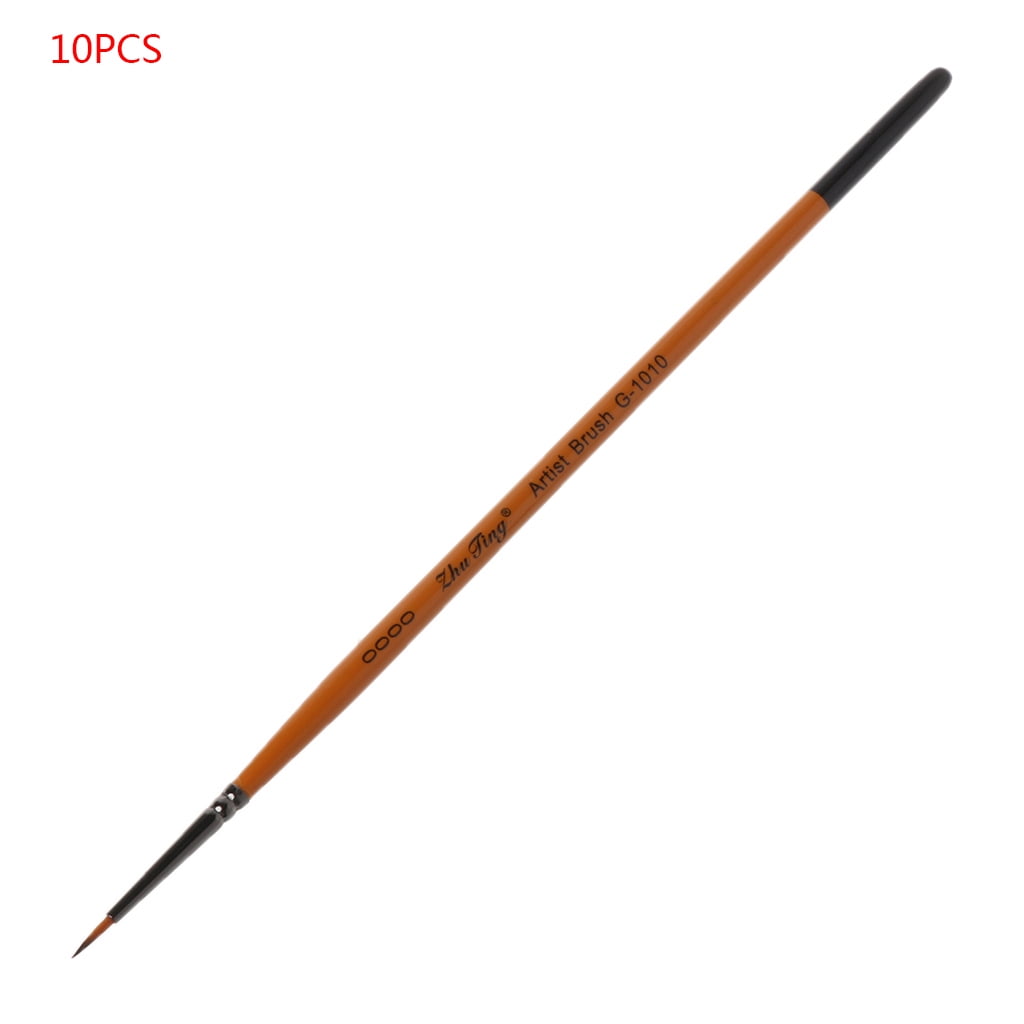 10Pcs/Set Fine Hand-painted Thin Hook Line Pen Drawing Art Pens Paint Brush CL 