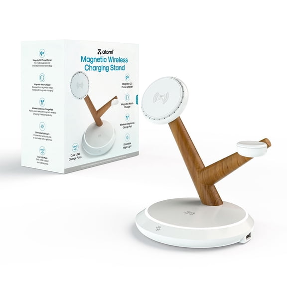 Atomi Qi2 Magnetic Wireless Charging Stand