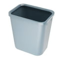 thumbnail image 6 of Modern Plastic Waste Paper Bin, 8L Rectangle Waste Bin Thicken Plastic Open Top Trash Can, Waste Bin For living room, kitchen, bathroom (gris), 6 of 9