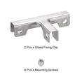 thumbnail image 3 of Glass Fixing Clip, 2 Pack for 10-12mm 304 Stainless Steel T-shaped Glass Bracket, 3 of 5