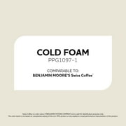 Glidden Fundamentals Cold Foam / White Flat Interior Paint, 1 Quart