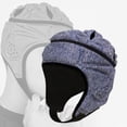 thumbnail image 3 of EVA Goalkeeper Rugby Soccer Football Rugby Hat Head Protector Guard White, 3 of 8
