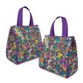 thumbnail image 2 of Pioneer Flower Floral Print Pattern Insulated Lunch Bag for Women & Adults,Large Portable Soft Cooler Lunch Bag,Thermal Food Storage Tote with Pearl Cotton,8.66L,8.75x5.75x9.5 Inch, 2 of 6