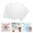 thumbnail image 3 of 6pcs copo de nieve bricolaje plantillas de copas pintura scrapbook coloring plantilla de estampado, 3 of 7