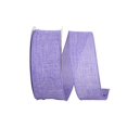 thumbnail image 2 of Reliant Ribbon 92573W-064-40K Everyday Linen Value Wired Edge Ribbon - Purple - 2.5 in. x 50 yards, 2 of 3