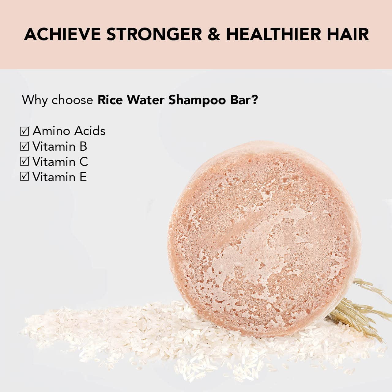 Kitsch Rice Water Protein Shampoo Bar