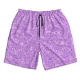 thumbnail image 5 of Goofa Lilac Glittering Printed Mens Swim Trunks Summer Quick Dry Short Beach Swimwear Bathing Suits-, 5 of 9