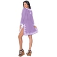 thumbnail image 2 of HAPPY BAY Women's Beachwear Summer Beach Dress Short Fashion Bathing Suit Cover ups 8-12 Violet_AC698, 2 of 5