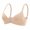Beige, variant on Women's Wireless Lightly Lined Comfort Bra Everyday Seamless Support Underwear Bras for Women, Black, Size 32