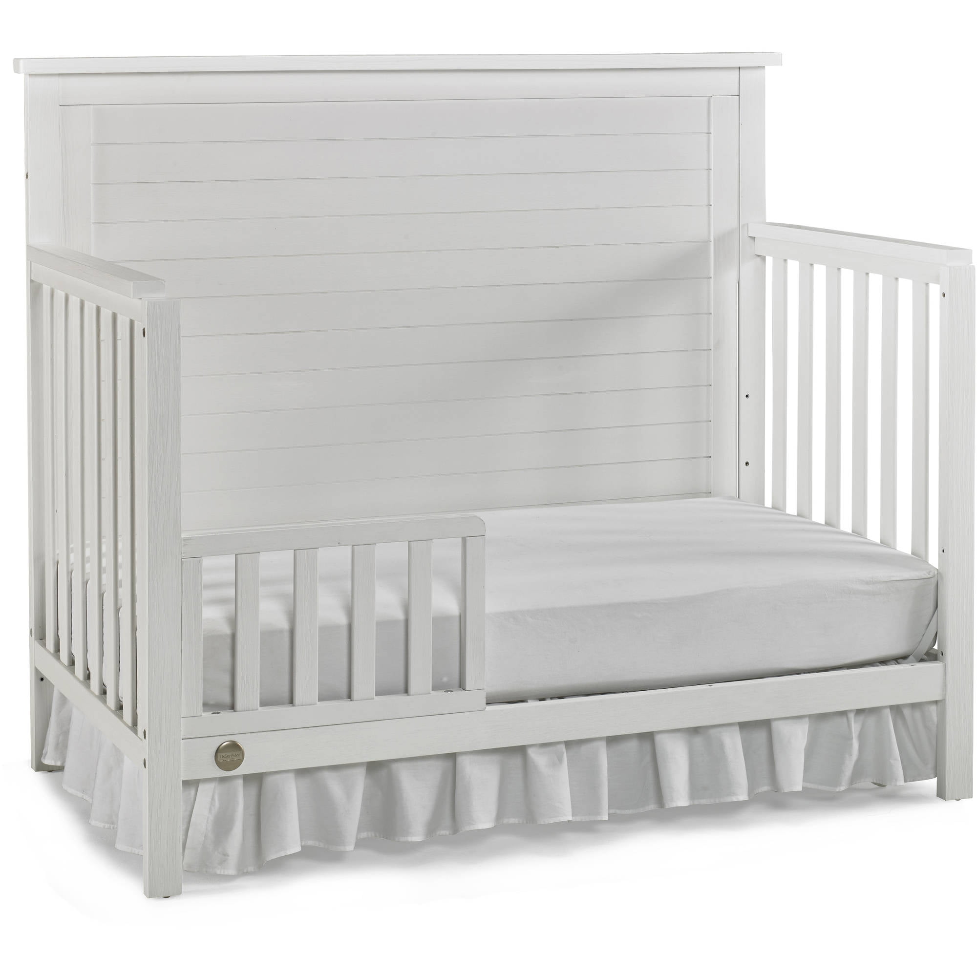 fisher price quinn toddler rail vintage grey