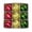 C6CM9PCS, variant on Satin Thread Wrapped Christmas Ornaments, 6 cm Shatterproof Striped Balls, 9 Piece Set, Style C