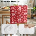 thumbnail image 7 of TSOVTHRID Candy Cane Red Print Kitchen Chair Back Cover Chairs Slipcovers Removable Chair Cover Soft Dining Chairs Protector for Dining Room Wedding Party Christmas Decor, Set of 2, 7 of 7