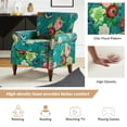 thumbnail image 4 of HULALA HOME Nyctelius Traditional Accent Arm Chair with Rolled Arms and Nailhead Trim by  BLUE Floral, 4 of 5