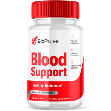 Biopulse Blood Support Pills Advanced Formula Health and Wellness Supplement 60 Capsules