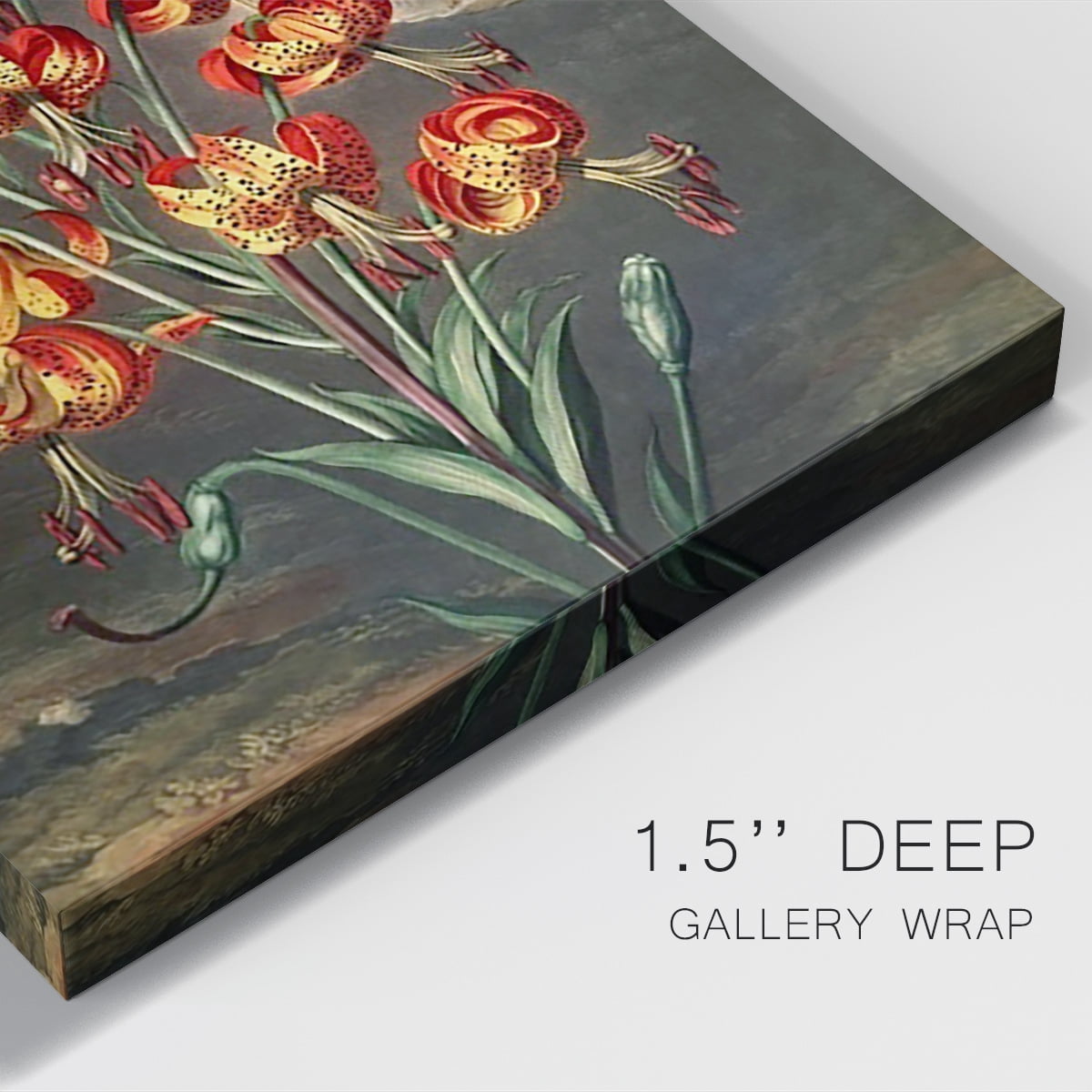 Temple of Flora III Premium Gallery Wrapped Canvas - Ready to Hang