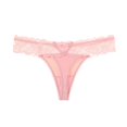 thumbnail image 2 of Braguitas de seda de hielo de cintura baja sexys con espalda descubierta ahuecada y perspectiva cruzada de encaje para ropa interior de mujer, 2 of 5