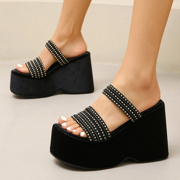 Ladies slippers 2024 with soles