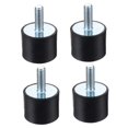 thumbnail image 4 of HORIALENCE 4Pcs Vibration Isolator Pads Black Natural Rubber for Motor Generator Machine Protection, 4 of 8